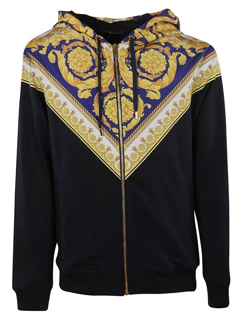 versace sweatshirts mens|Versace barocco hoodie.